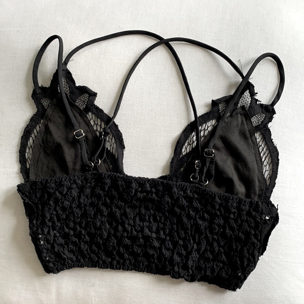Francesca’s Black Lace Bralette - Picture 2 of 5